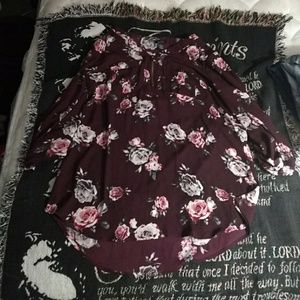 Rue 21 floral shirt